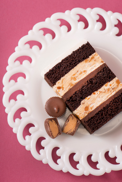 chocolate peanut butter wedding cake